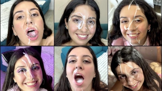 Meilleure compilation de sperme sur le visage - 21 éjaculations