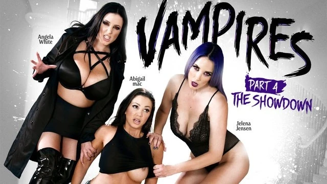 La vampire Angela White et son chef baisent durement Abigail Mac pour qu'elle fasse partie du Coven