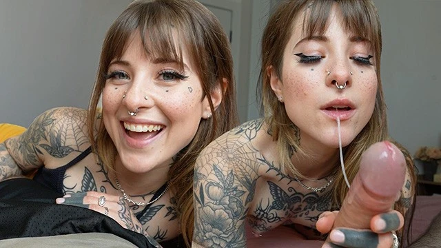 La sœur tatouée de ma copine demande un creampie - Awlivv